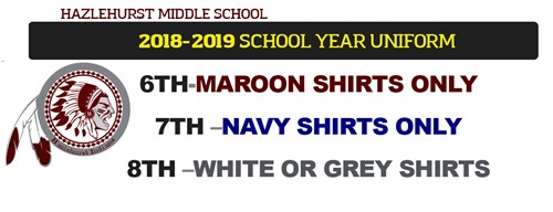 H.M.S. 2018-2019 School Year Uniform 